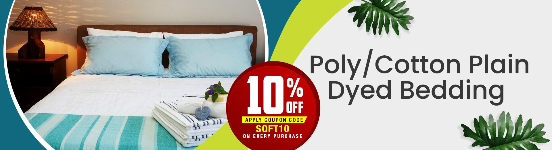 Poly/Cotton Plain Dyed Bedding Poly/Cotton Plain Dyed Bedding