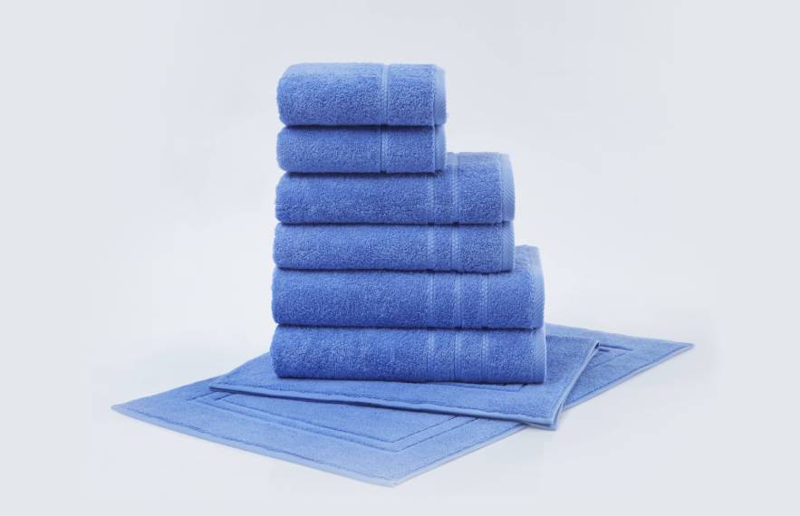 Classic 500 Gsm Ocean Blue  Turkish Towels
