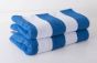 CHORINE RESISTANT BLUE STRIPE POOL TOWELS